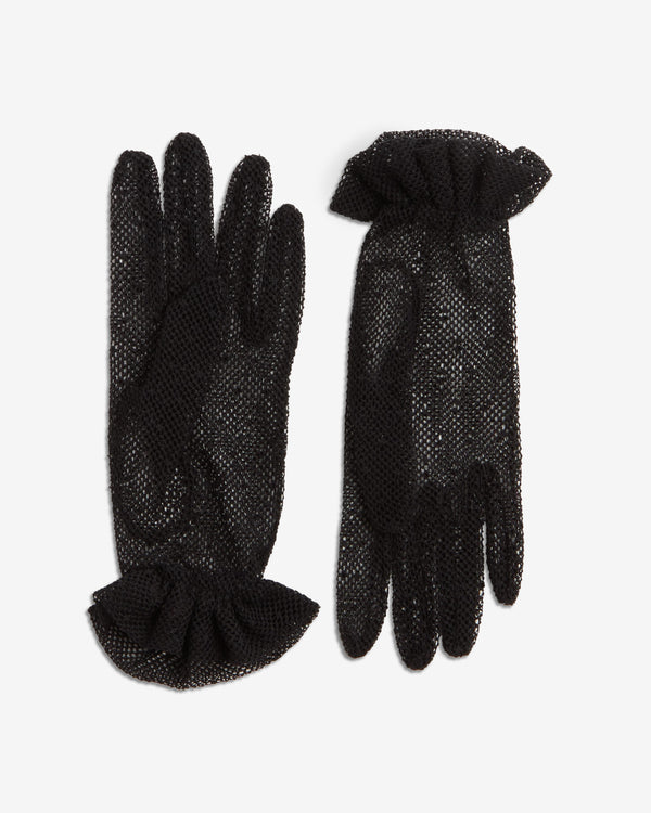 Valentino - Women's VLogo Signature Gloves - (Black/Gold)