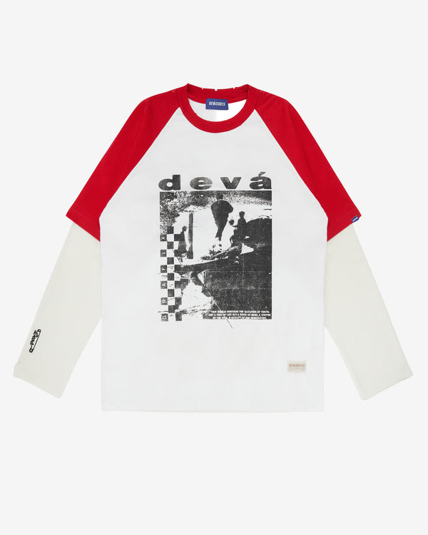 Deva States - Lost Tee - (Red/White)