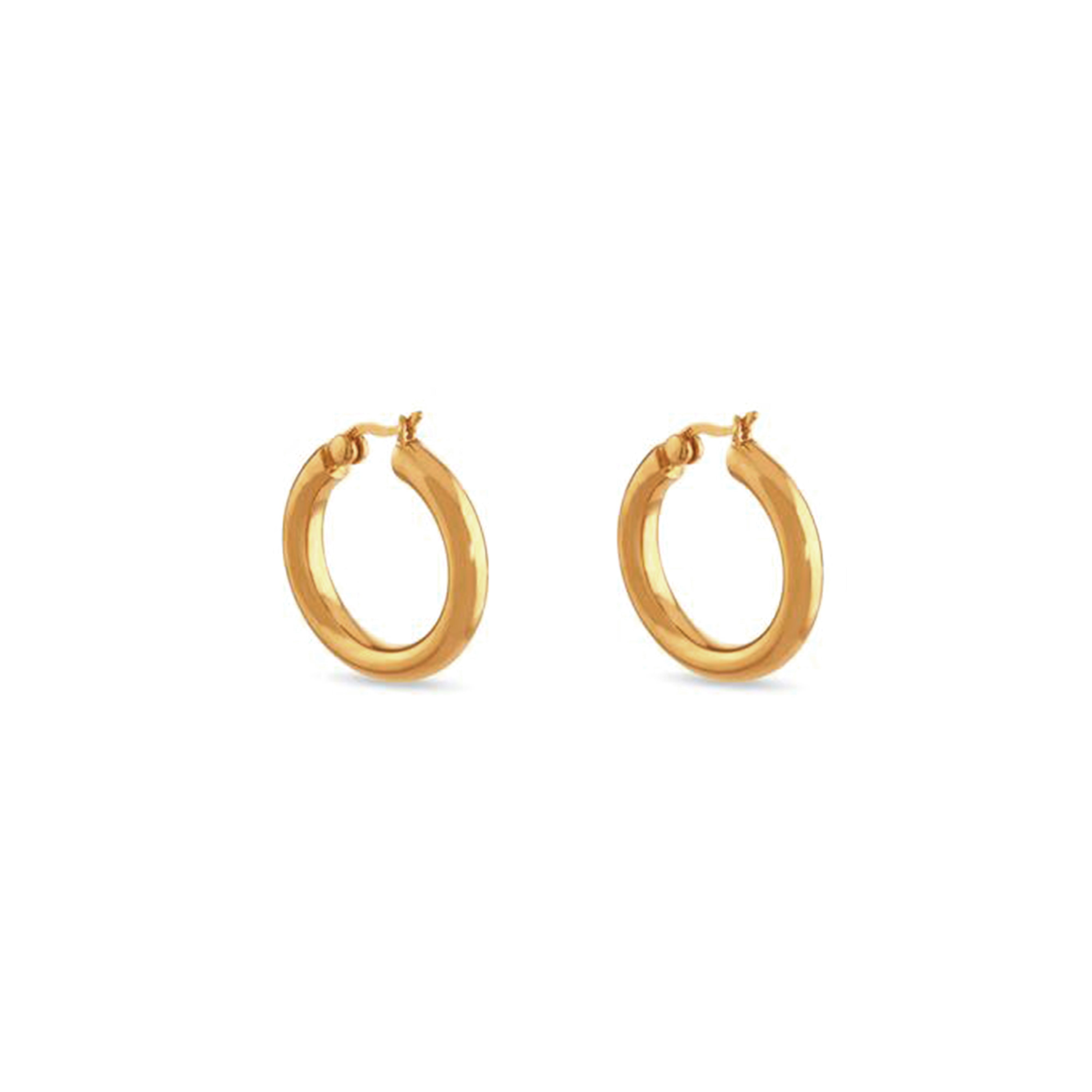 Tom Wood - Classic Thick Hoop Medium Gold