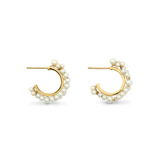 Completedworks - Stratus Earrings with Fresh Water Pearls - (Pearl)
