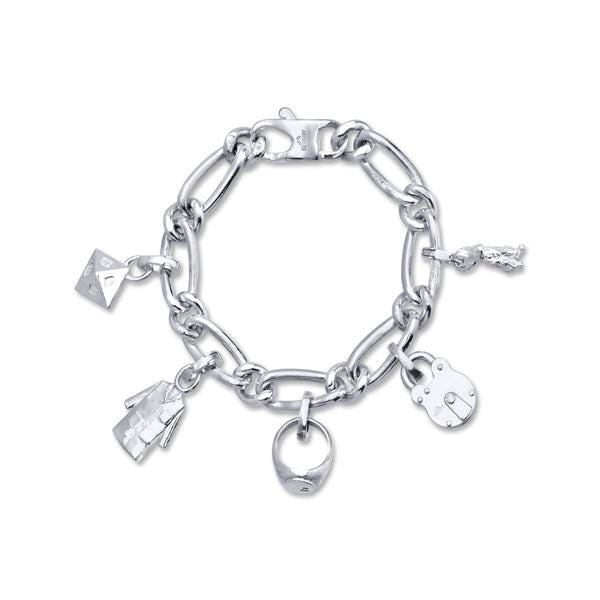 Bunney - Silver Icon Charm Bracelet