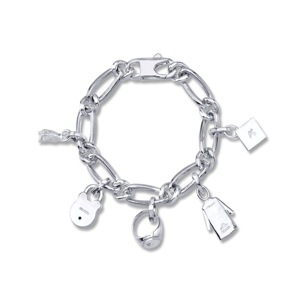 Bunney - Silver Icon Charm Bracelet - (Silver)