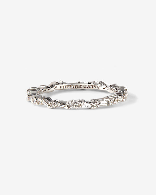 Suzanne Kalan - Women's Eternity Frenzy Baguette Ring - (White Gold)