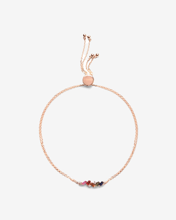 Suzanne Kalan - Women's Rainbow Sapphire Pully Bracelet - (Rose Gold)