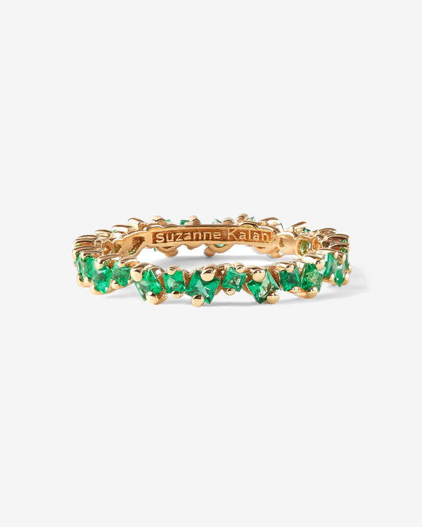 Suzanne Kalan - Women's Princess Emerald Band - (Yellow Gold)