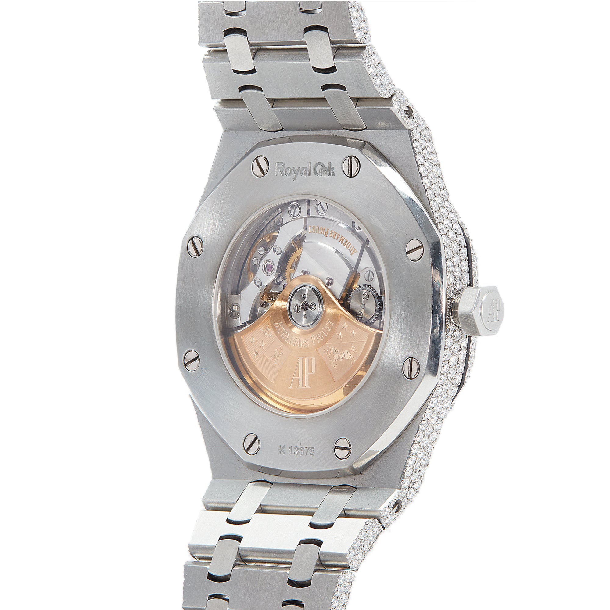 Private Label: Customised Audemars Piguet with White Diamonds and