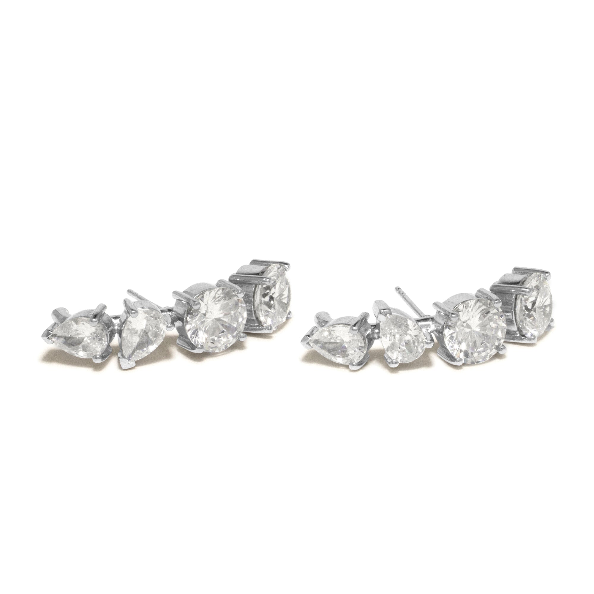 Completedworks - Ear Climber Earrings - (Silver) view 2