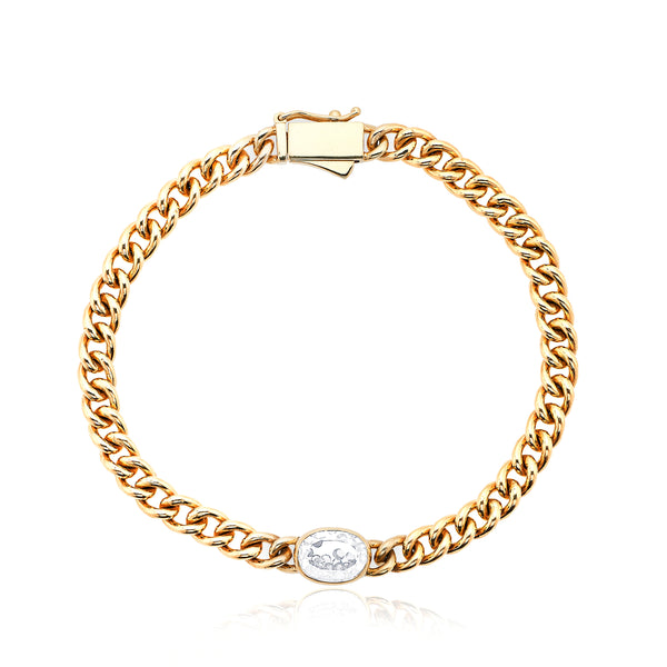 Moritz Glik - Unidinho Diamond Bracelet - (Yellow Gold/Diamond)