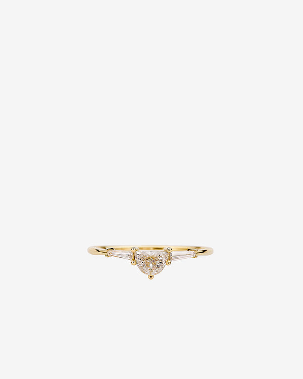 Artëmer - Three Stone Engagement Ring - (Yellow Gold/Diamond)