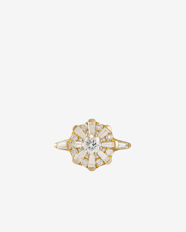 Artëmer - The Sun Temple Ring - (Yellow Gold/Diamond)