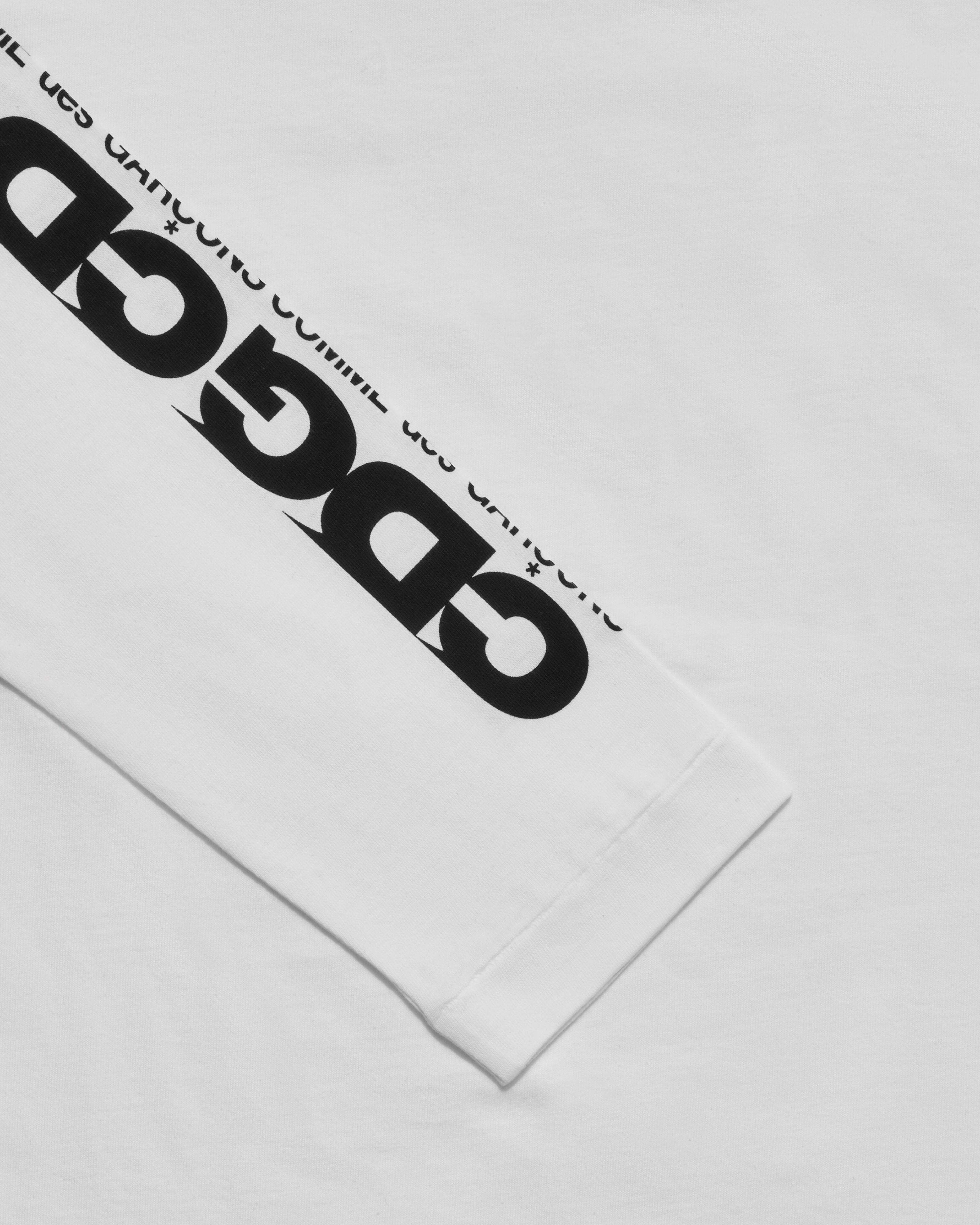 CDG: Women's Long Sleeve T-Shirt (White) | DSMNY E-SHOP