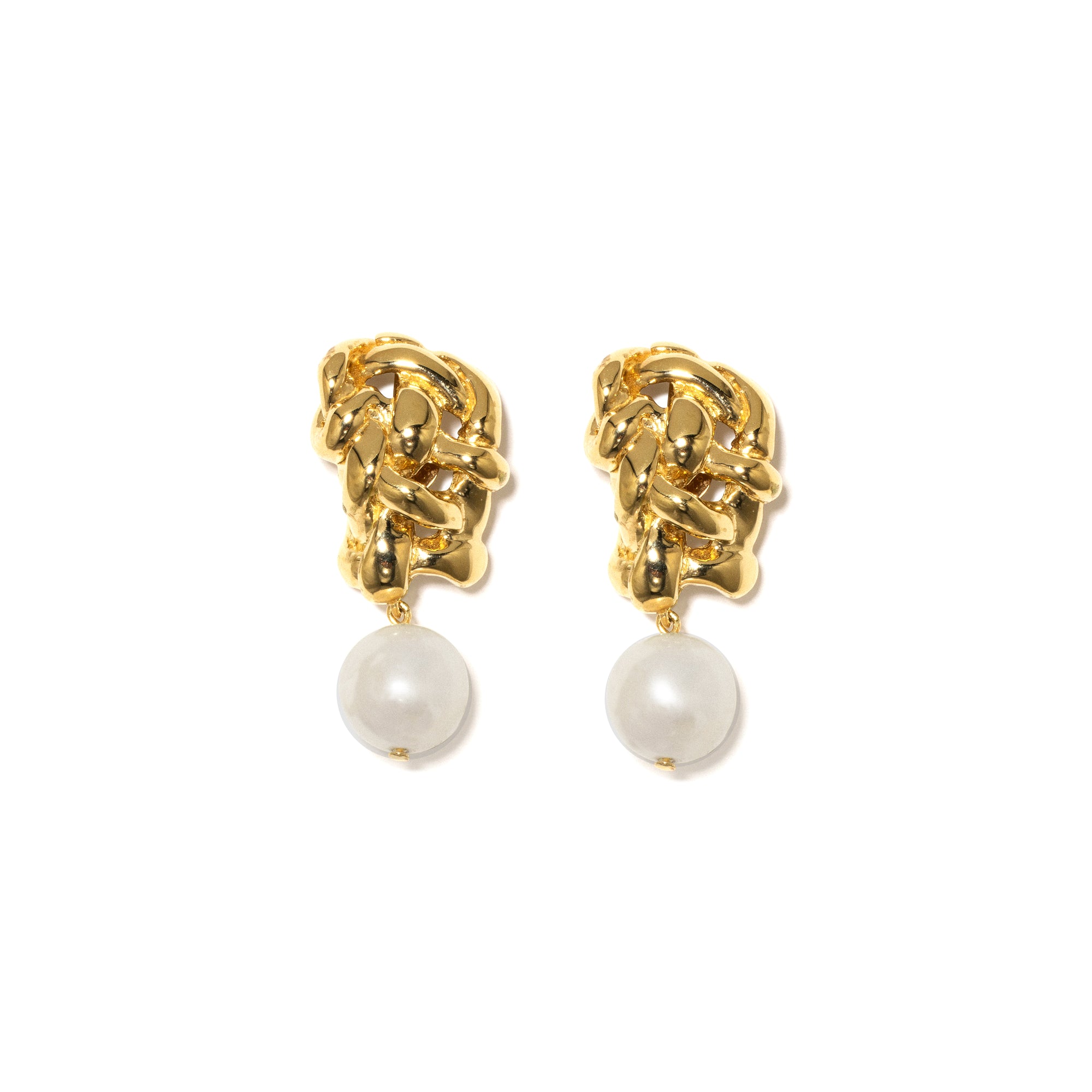 Completedworks - Women's A Shimmer of Possibility Earrings - (Pearl/Gold Vermeil) view 1