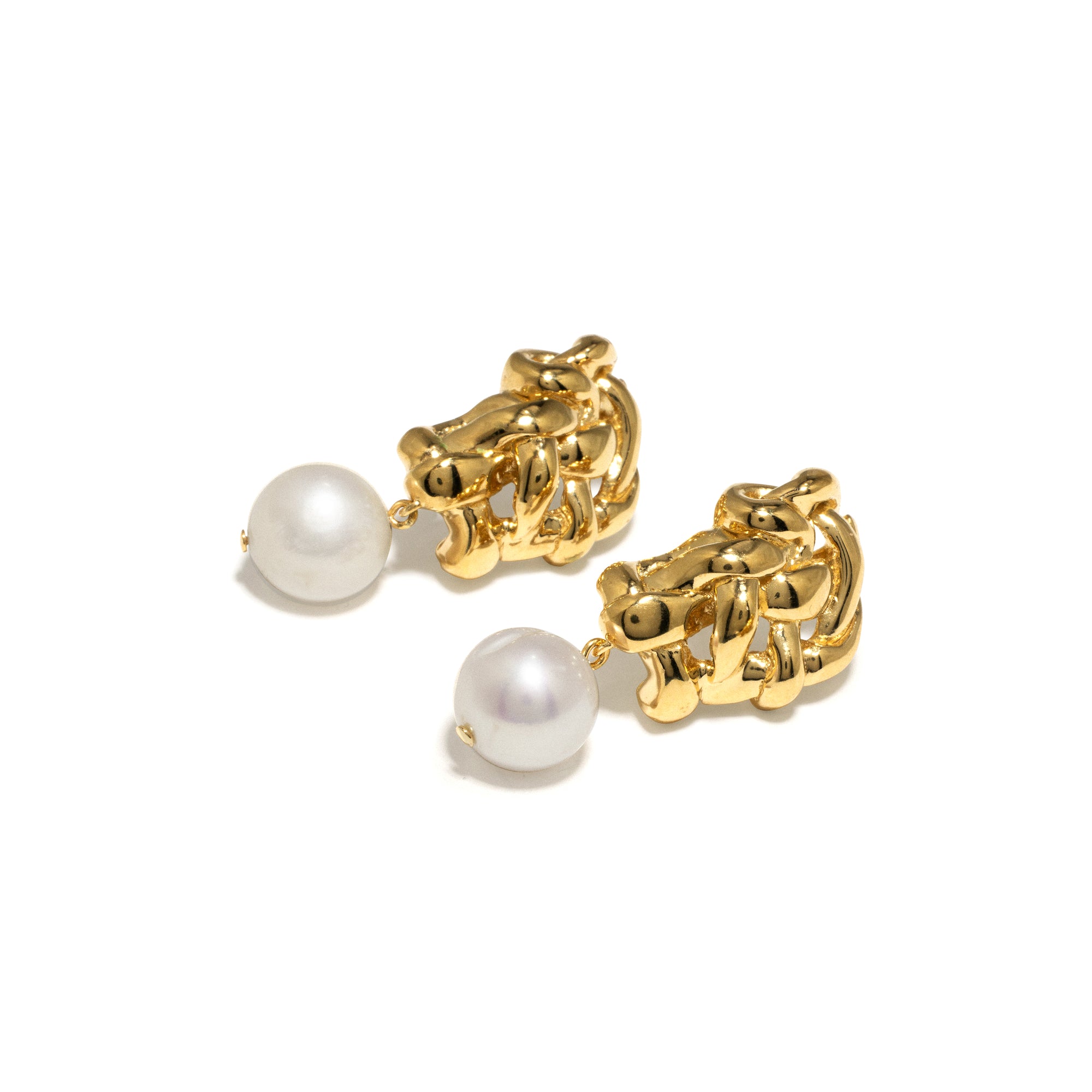 Completedworks - Women's A Shimmer of Possibility Earrings - (Pearl/Gold Vermeil) view 2