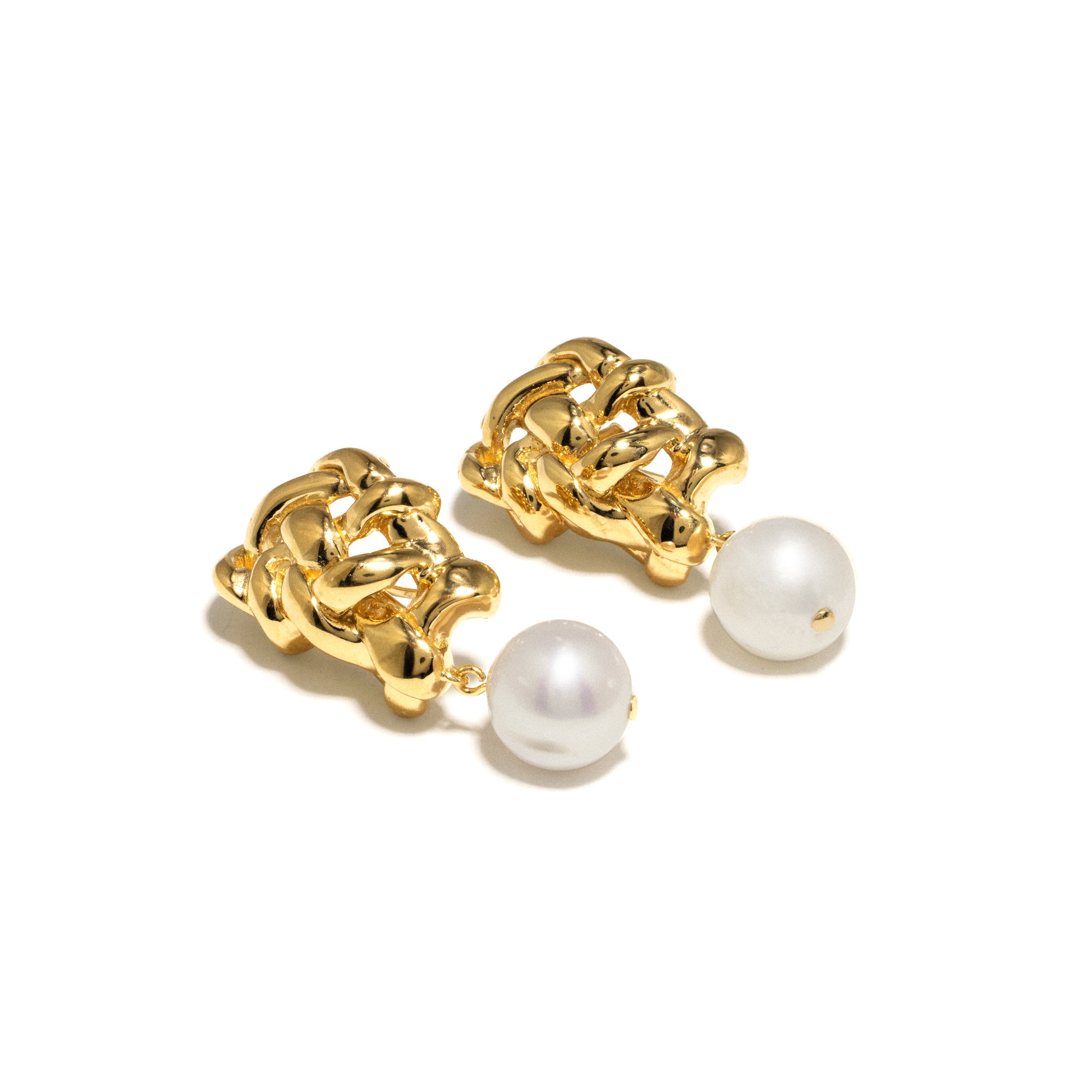 Completedworks - Women's A Shimmer of Possibility Earrings - (Pearl/Gold Vermeil) view 3
