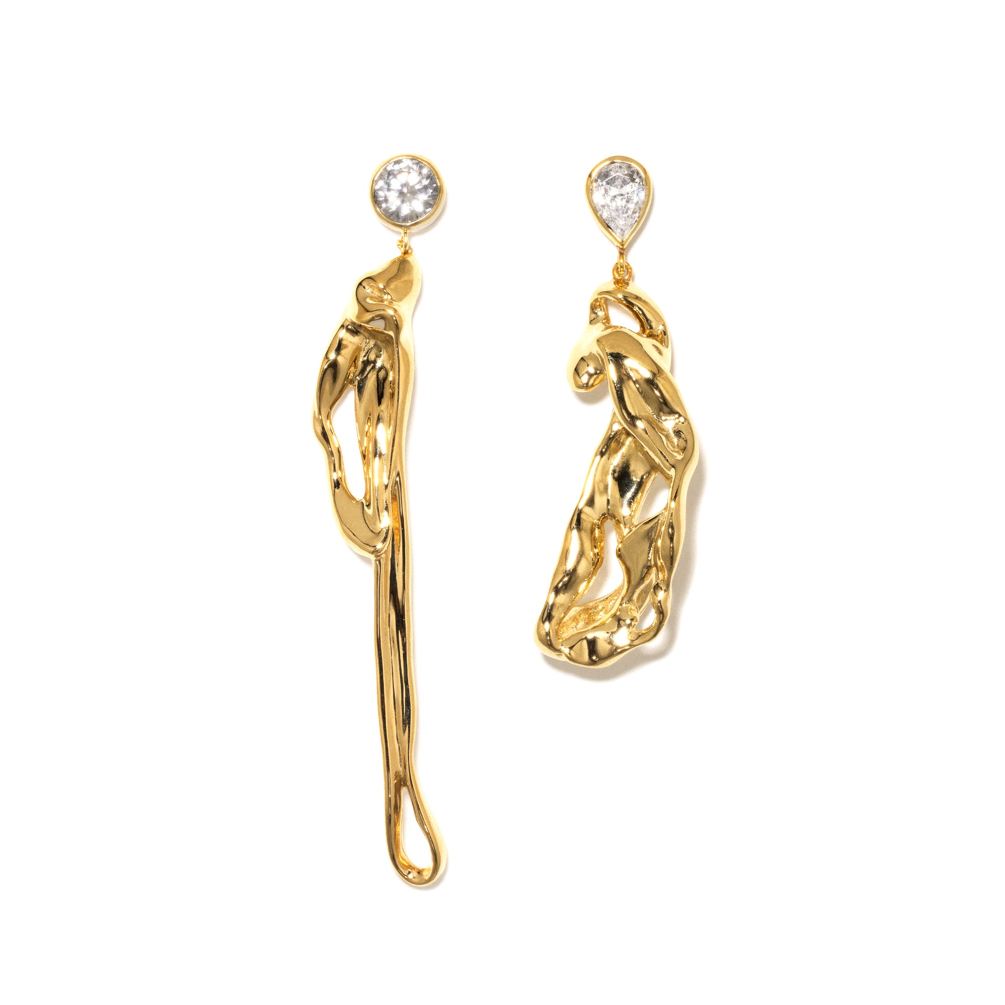 Completedworks - Women's Dreams of Mercury Earrings - (Yellow Gold) view 1