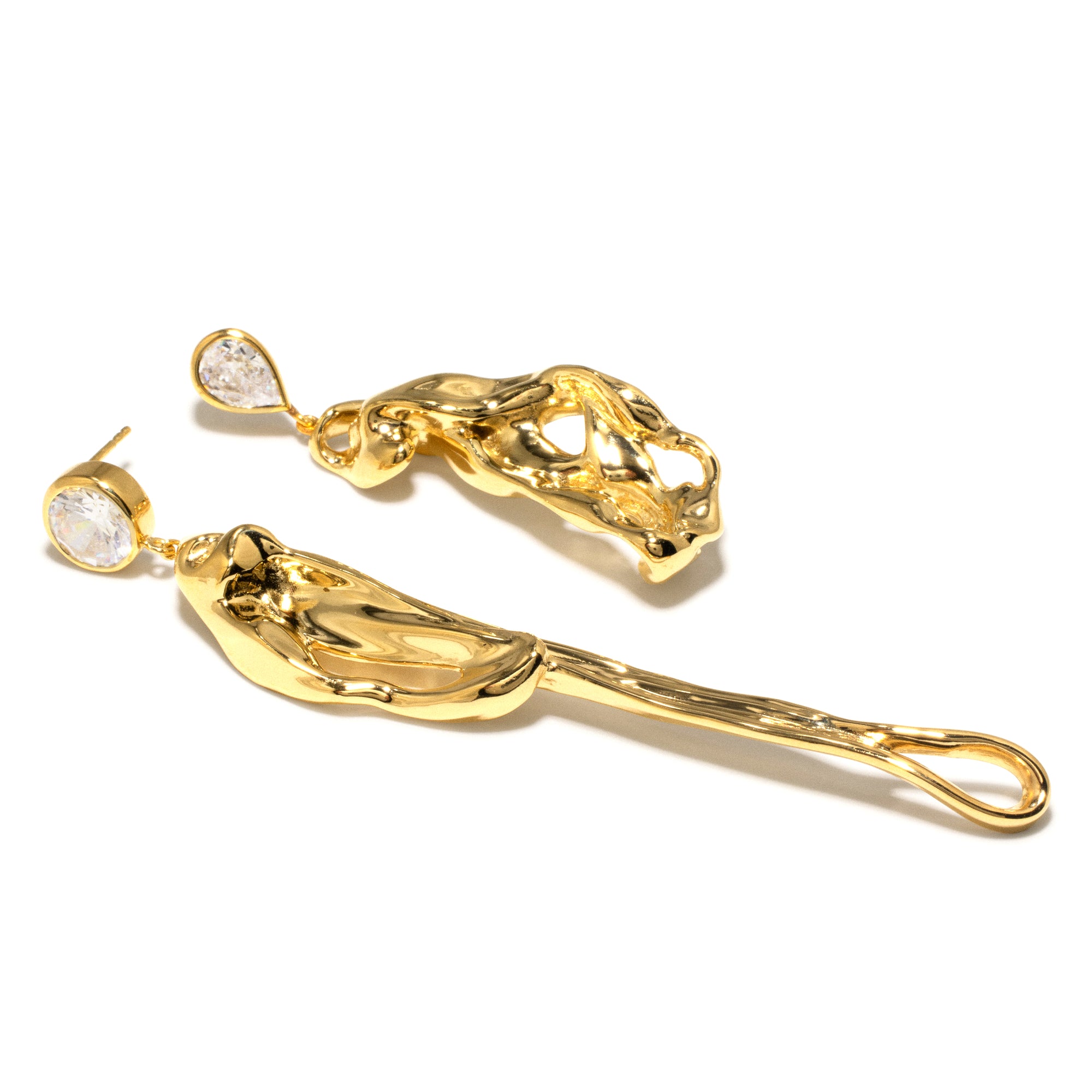 Completedworks - Women's Dreams of Mercury Earrings - (Yellow Gold) view 2
