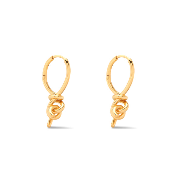 Completedworks - DSM Exclusive Lasso Hoop Earrings - (Yellow Gold)