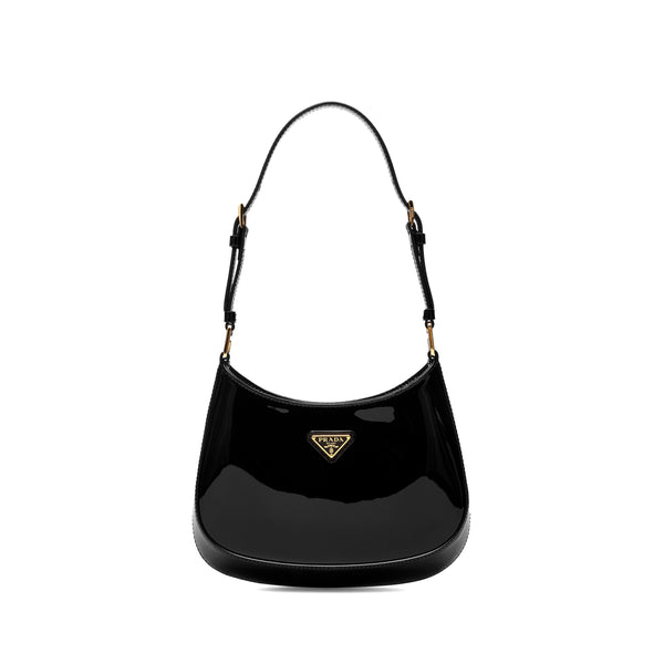Prada - Women's Cleo Patent Leather Bag - (Black)
