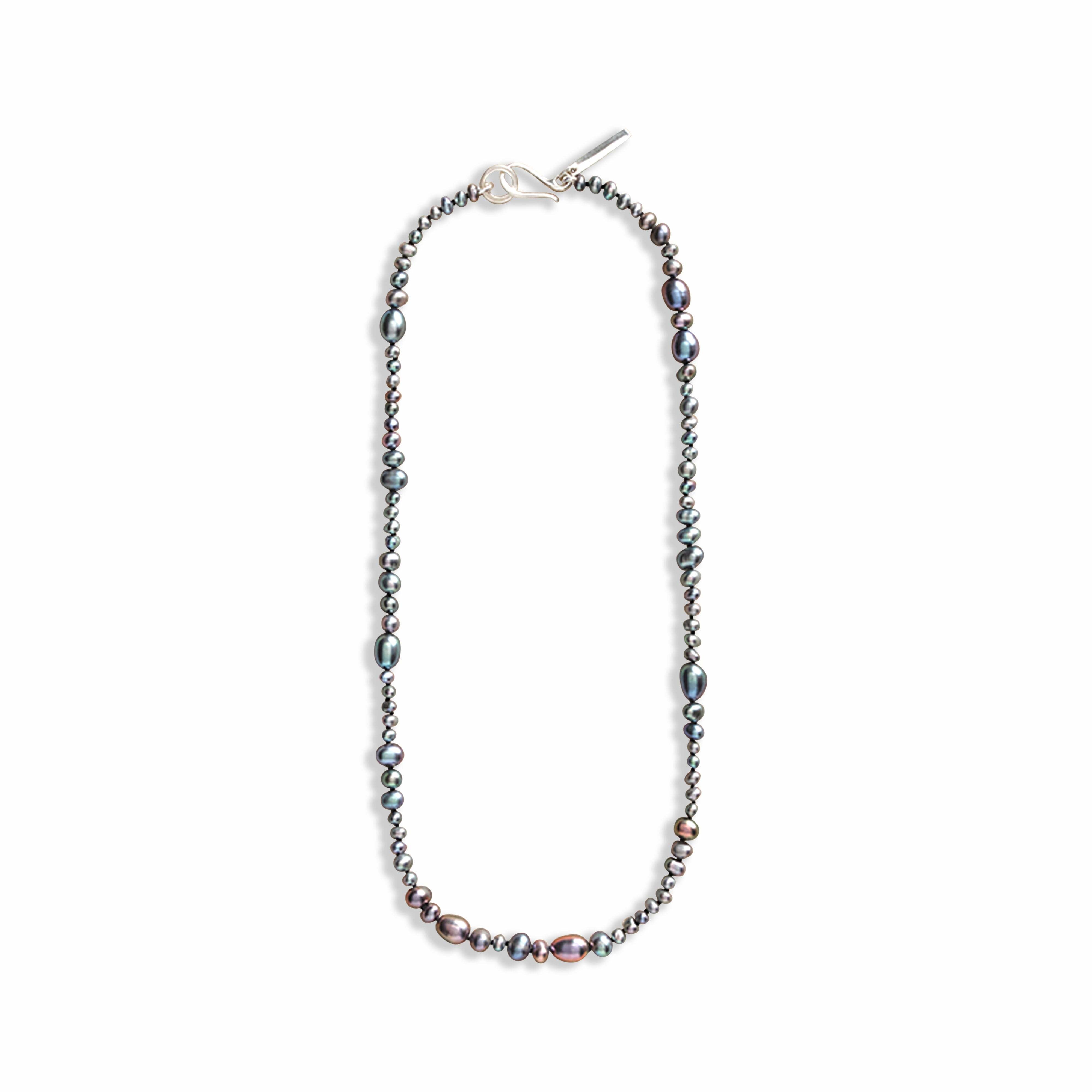 Sophie Buhai: Peacock Pearl Mermaid Necklace (Sterling Silver