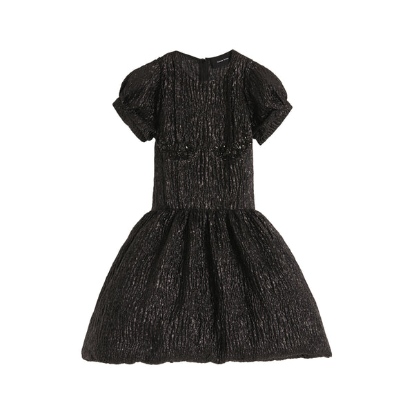 Simone Rocha - Women's Puff Sleeve Fitted Mini Dress - (Black)