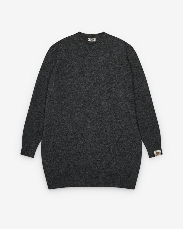 Bally - Men's Oversized Crewneck - (Shadow)