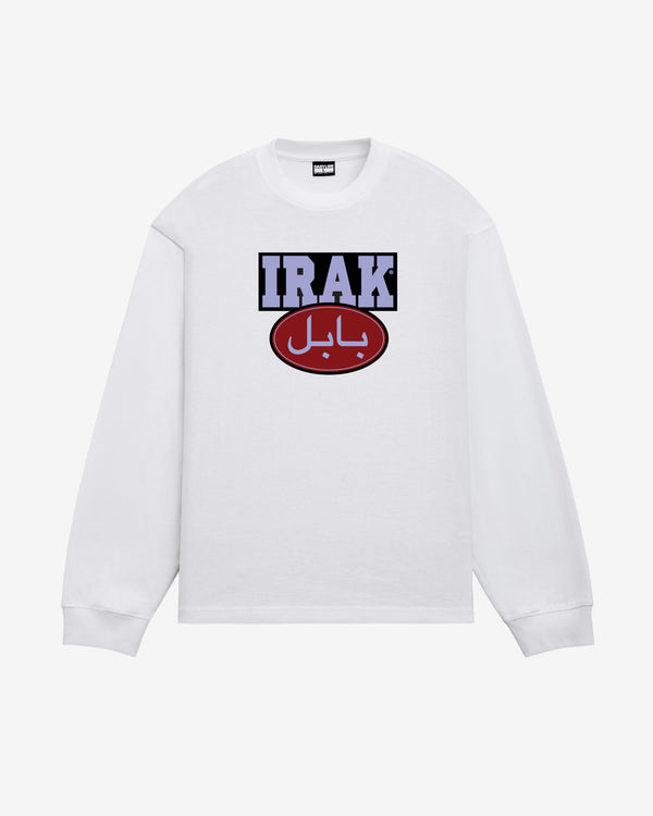 Irak - Babylon Men's Is A City Long Sleeve - (Pure White)