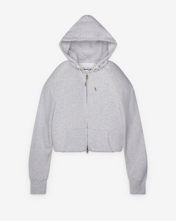 Duran Lantink - Women's Sculptured Zip-Up Hoodie - (Melange Grey)