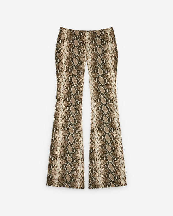 Duran Lantink - Women's Snake Print Flare Pants - (Black)