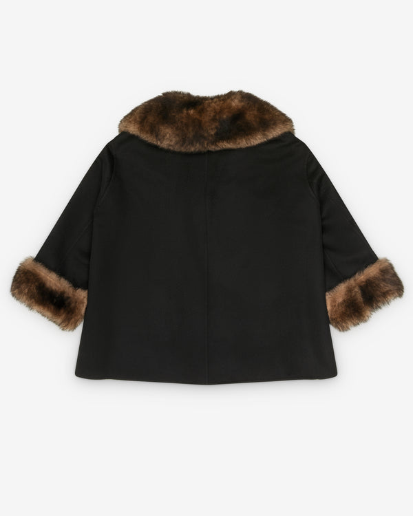 Valentino - Women's Compact Drap Caban - (Black)