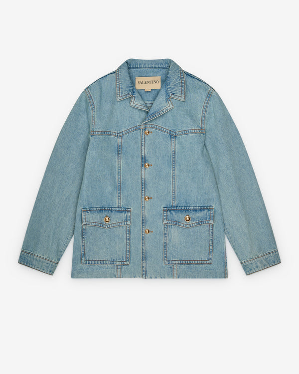 Valentino - Men's Denim Jacket - (Denim Blue)