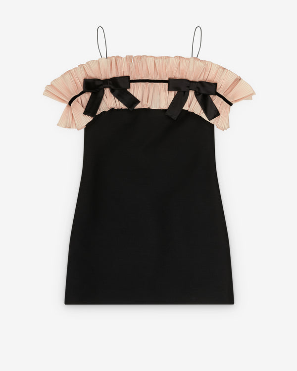 Valentino - Women's Mini Dress - (Black/Pink)