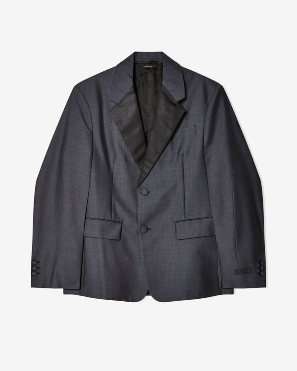 Prada - Men's Mohair Wool Single-Breasted Jacket - (Anthracite)