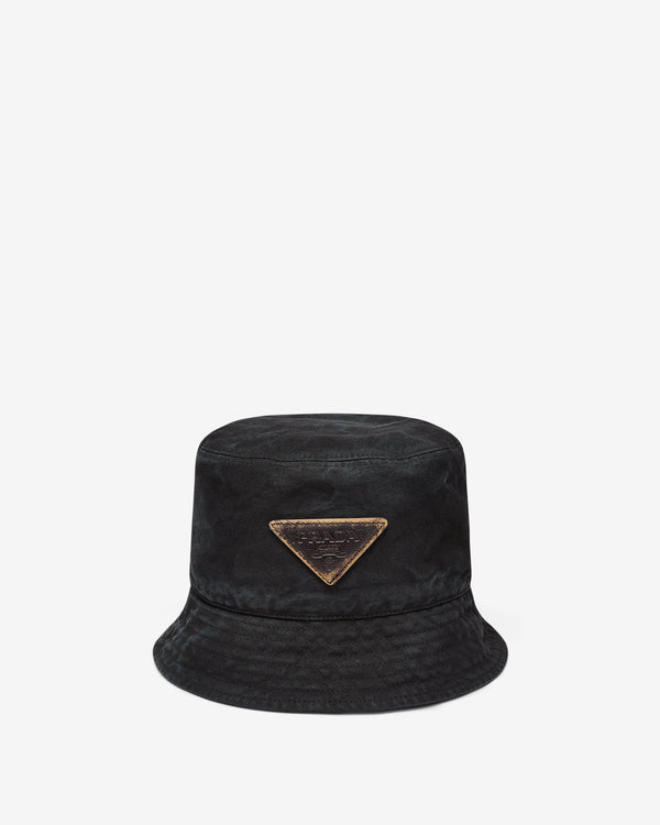 Prada - Men's Cotton Bucket Hat - (Black)