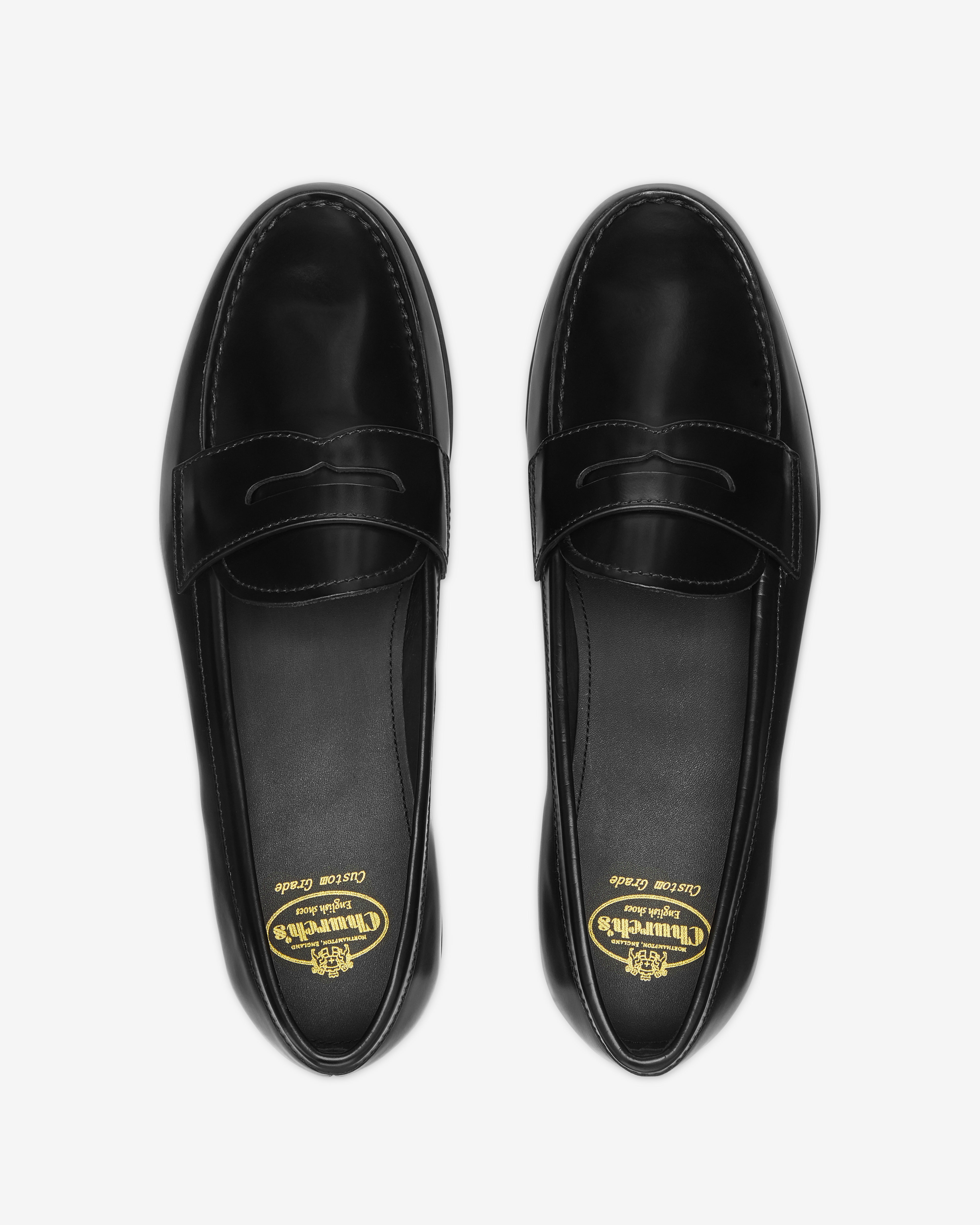 Church's: Women's Leather Loafers (Black) | DSMNY E-SHOP