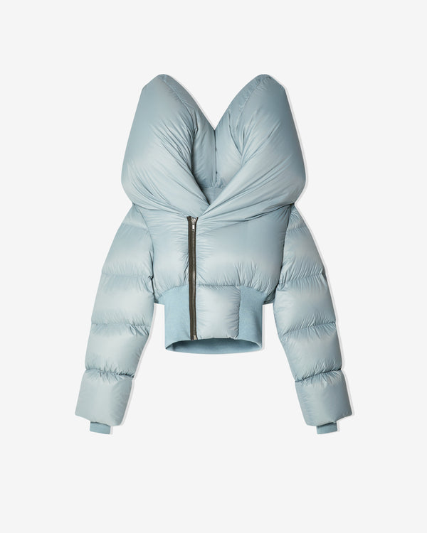 Rick Owens -  Men's Woven Down Anubis Bomber Jacket - (Pale Blue)