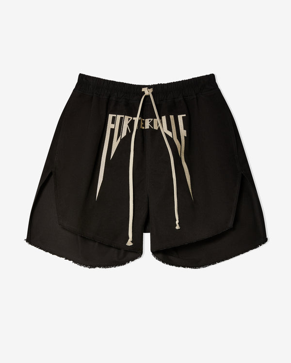 Rick Owens - Men's Porterville Long Woven Shorts - (Black/Pearl)