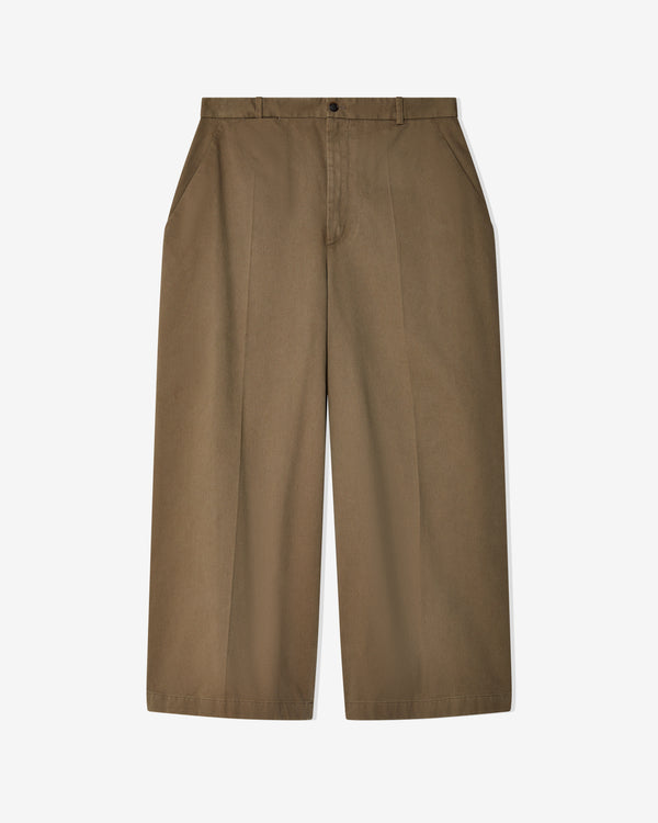 Hed Mayner - Men's Oversized Pants - (Dark Brown)