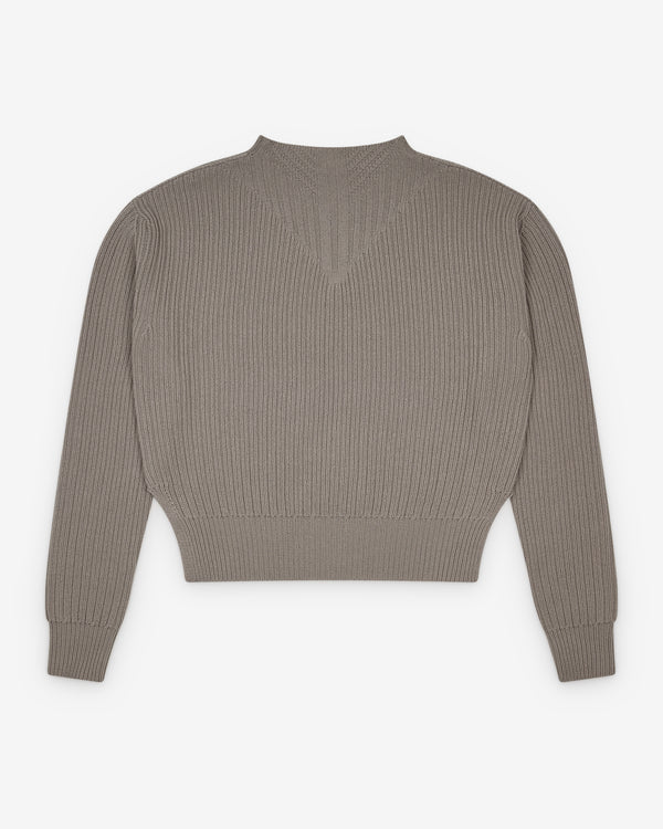 Rick Owens - Women's Fisherman Round Neck Sweater - (Pearl)