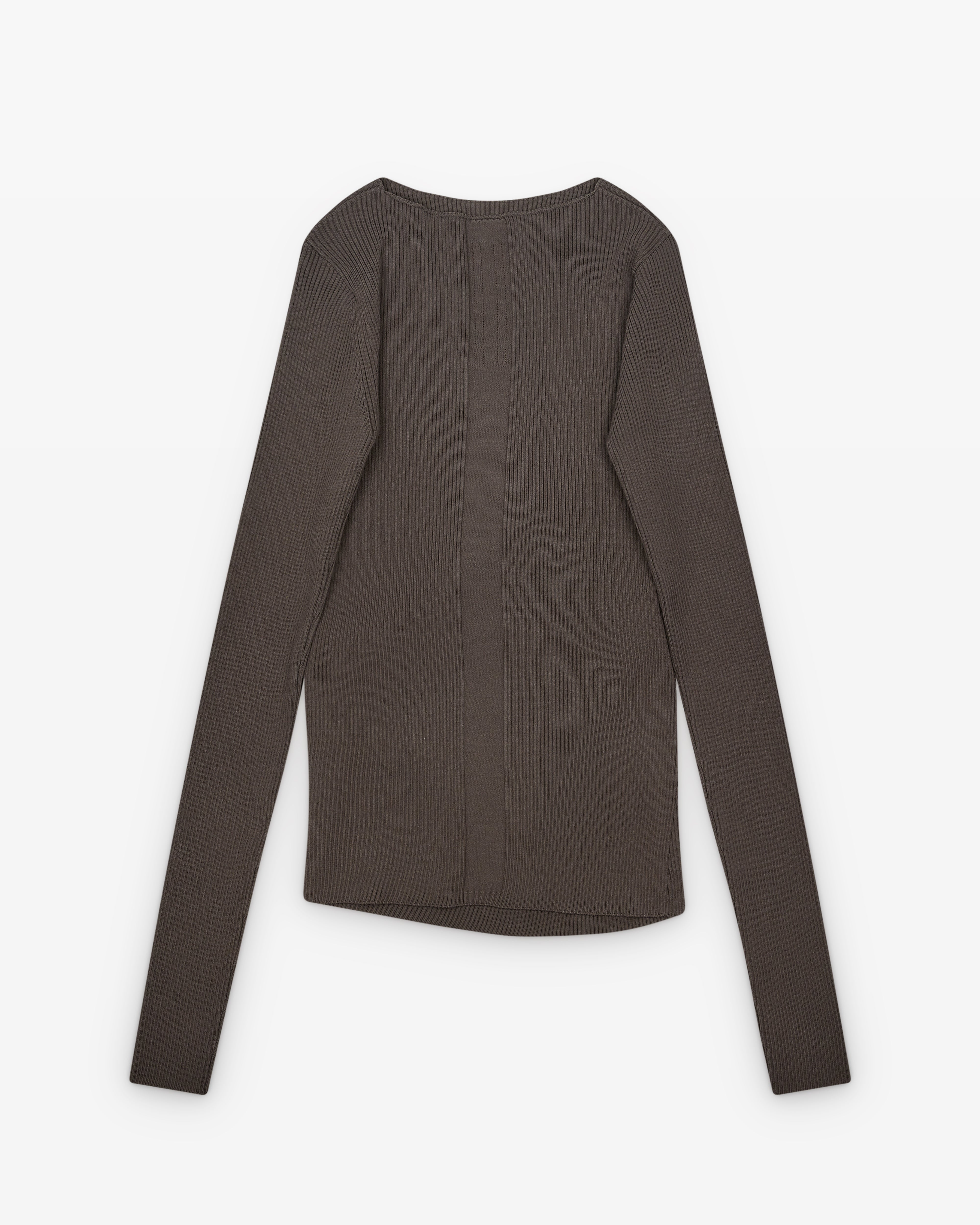 Rick Owens: Women's Long Sleeve Babel Top (Dark Dust) | DSMNY E-SHOP