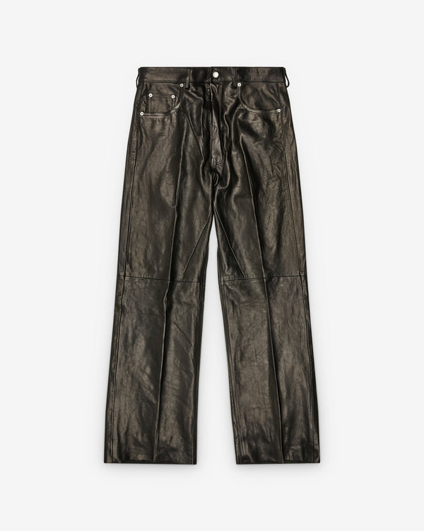 Rick Owens - Men's Leather Pants - (Black)