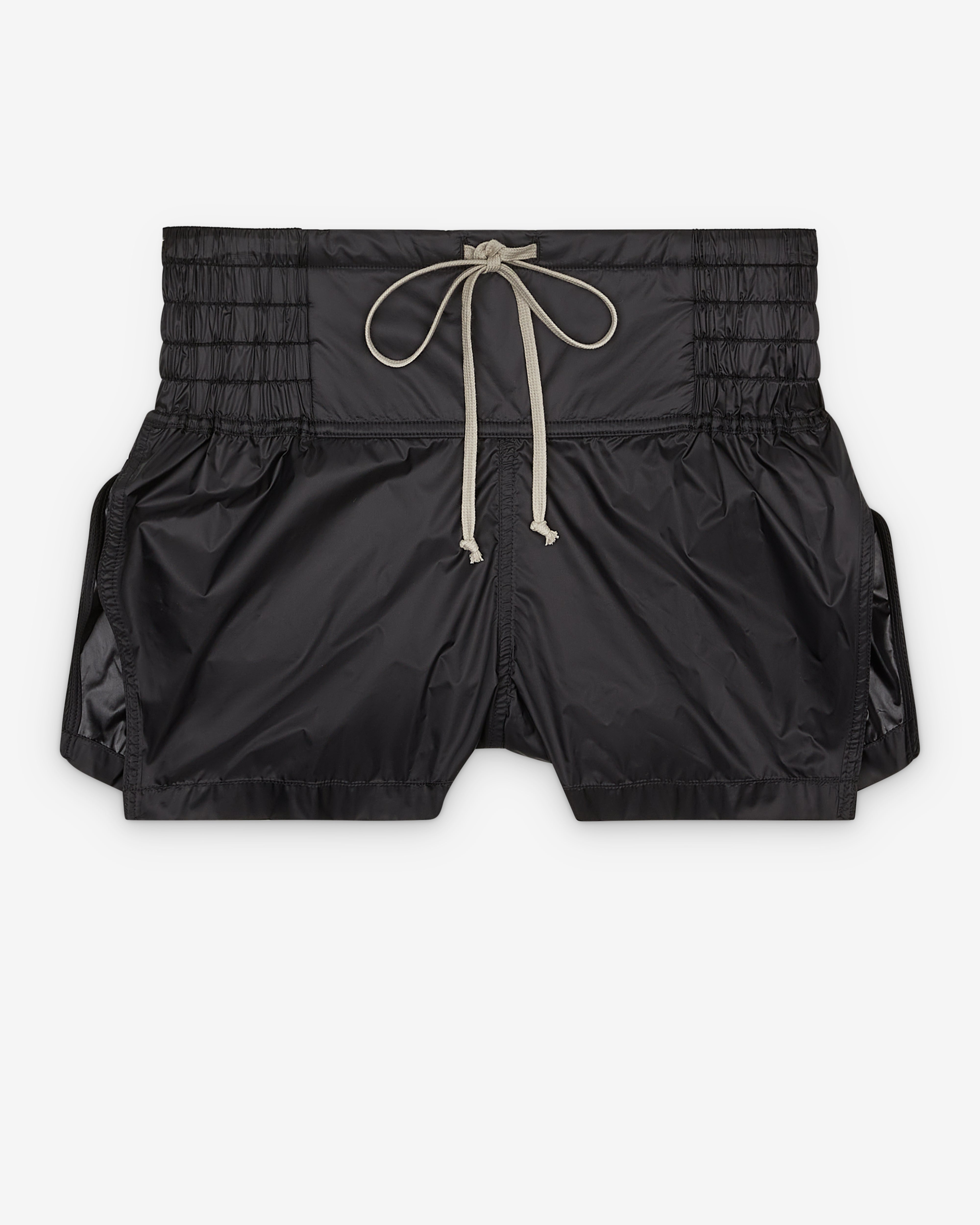 Rick Owens: Men's Woven Boxing Shorts (Black) | DSMNY E-SHOP