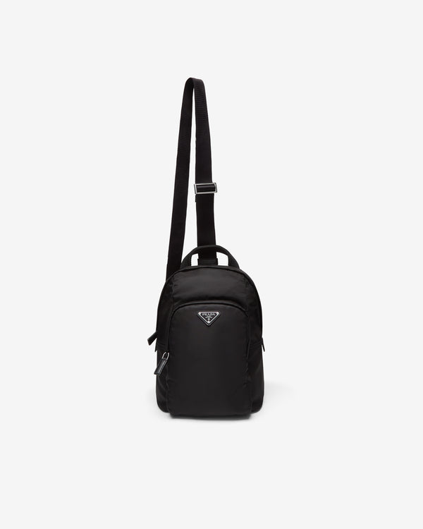 Prada - Men's Re-Nylon Crossbody Backpack - (Black)