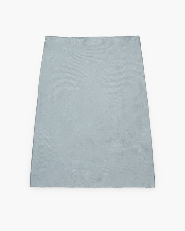 Miu Miu - Women's Silk Mid-Length Skirt - (Astro)