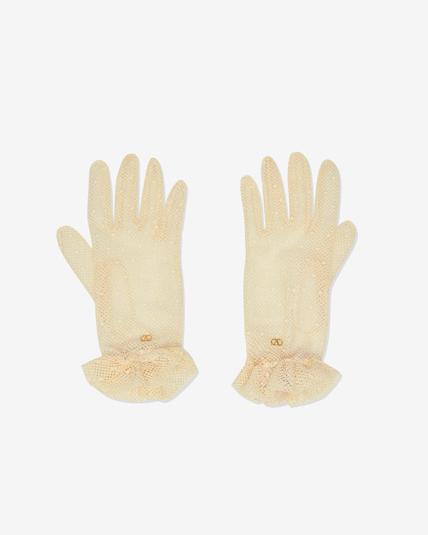 Valentino - Women's VLogo Signature Gloves - (Beige)