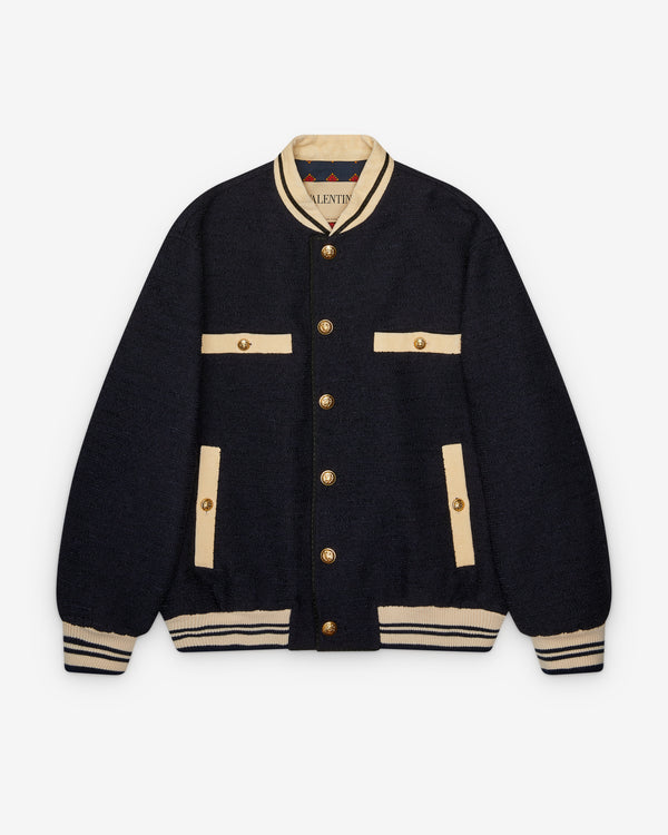 Valentino - Men's Crisp Tweed Jacket - (Navy)