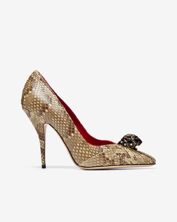 Valentino - Women's Heeled Pump - (Cream)