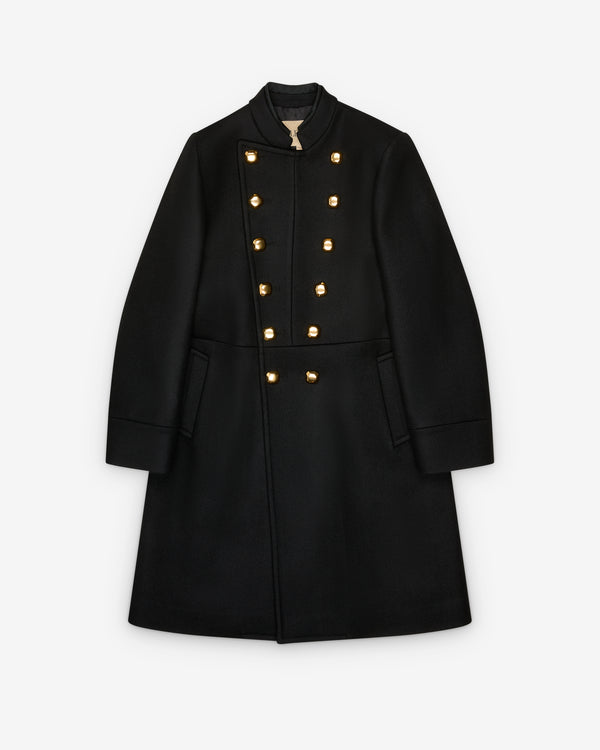 Valentino - Men's Double-Breasted Coat - (Black)