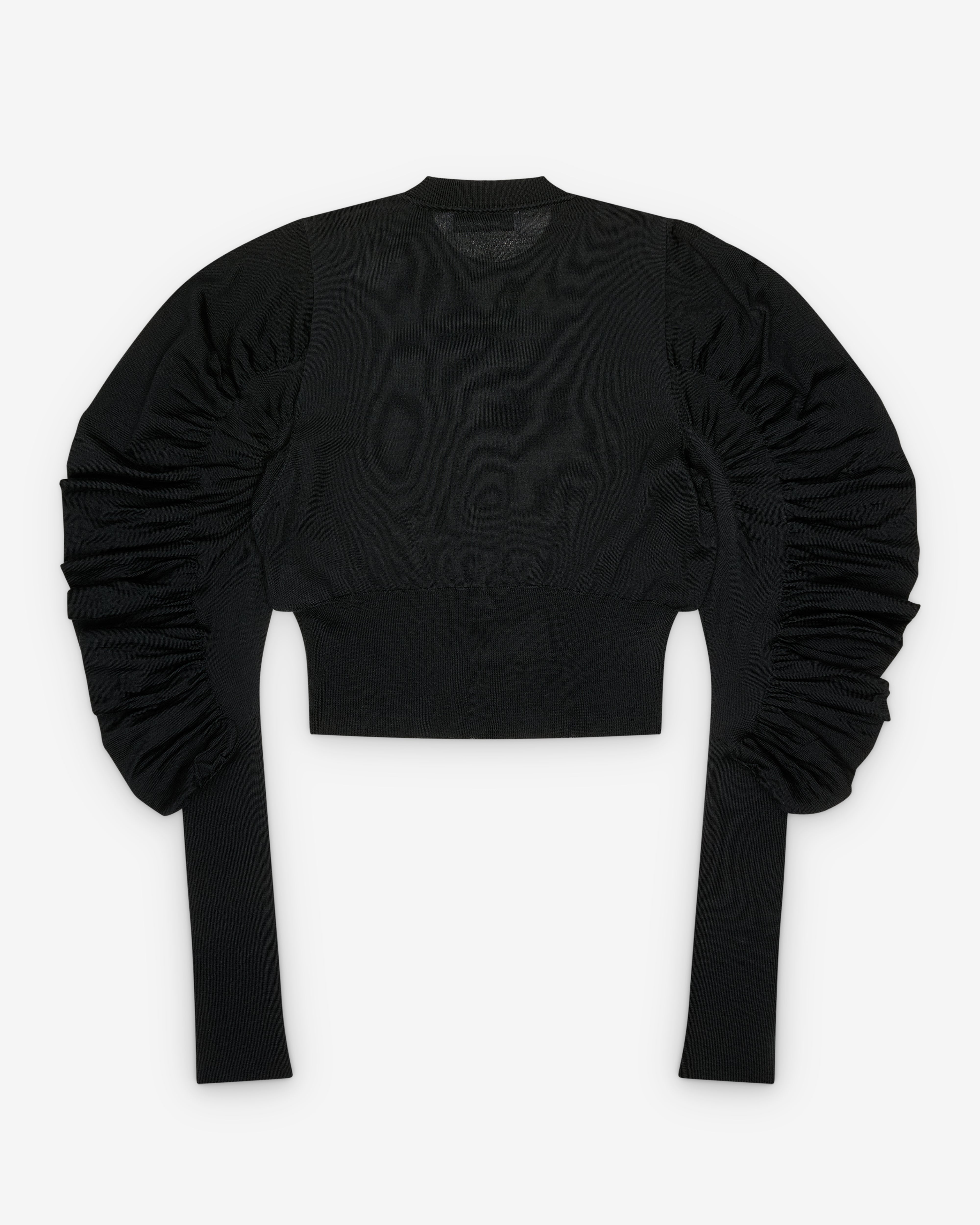 Vivienne Westwood: Women's Eli Cropped Cardigan (Black) | DSMNY E-SHOP