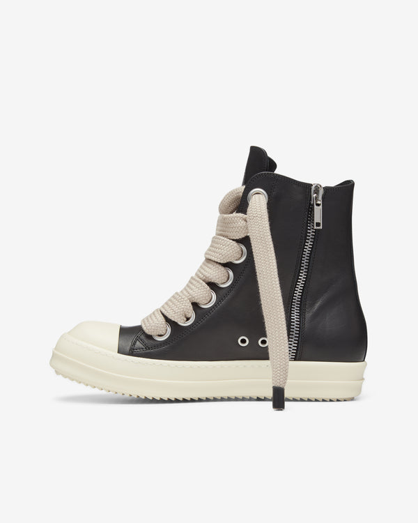 Rick Owens - Men's Jumbolace Sneakers - (Black/Milk)