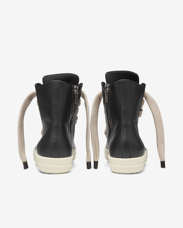 Rick Owens - Men's Jumbolace Sneakers - (Black/Milk)